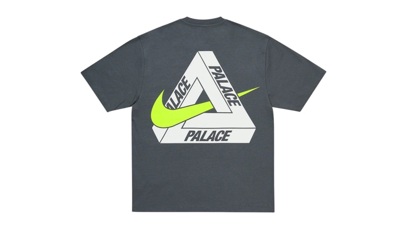 Palace x Nike Tri Swoosh T-Shirt Charcoal Men's - FW25 - US
