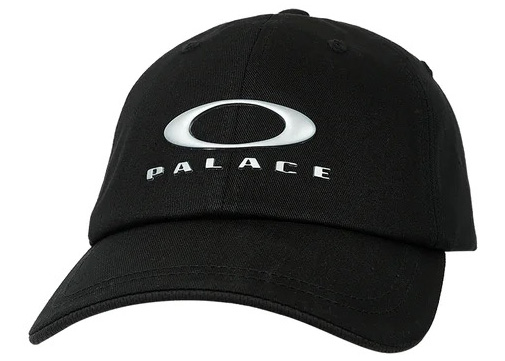 PALACE OAKLEY 6-PANEL SILVER / BLACK