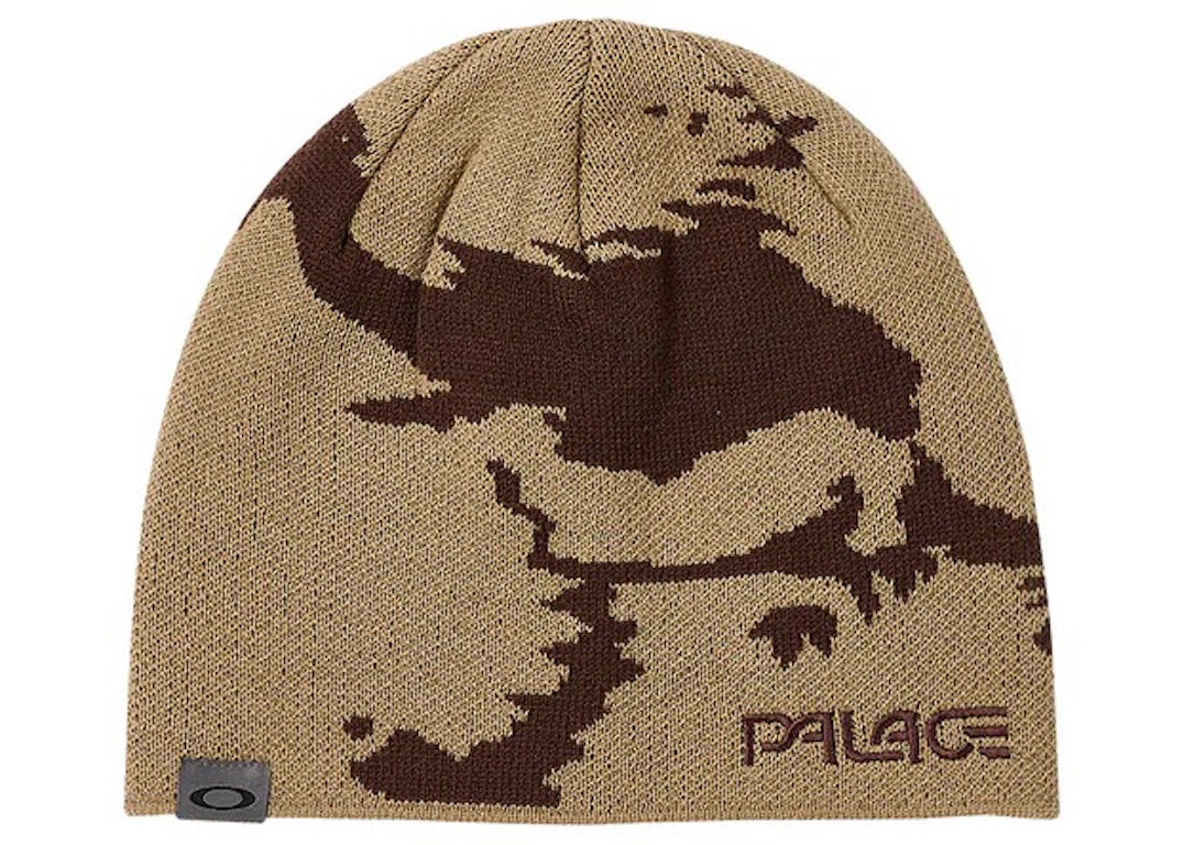 Pre-owned Palace X Oakley Beanie Sand/brown