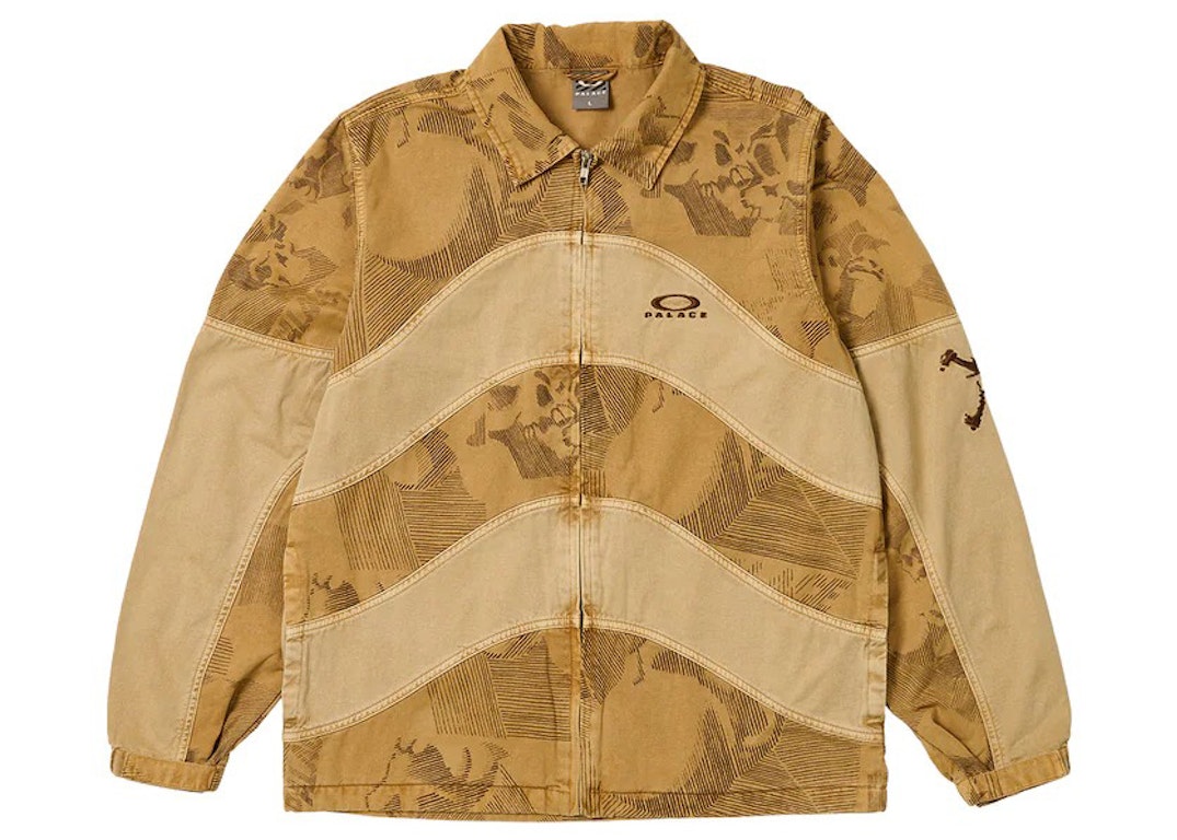 Pre-owned Palace X Oakley Gas Jacket Sand