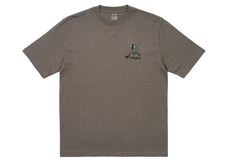 Palace x Oakley T-Shirt Grey Men's - SS23 - US
