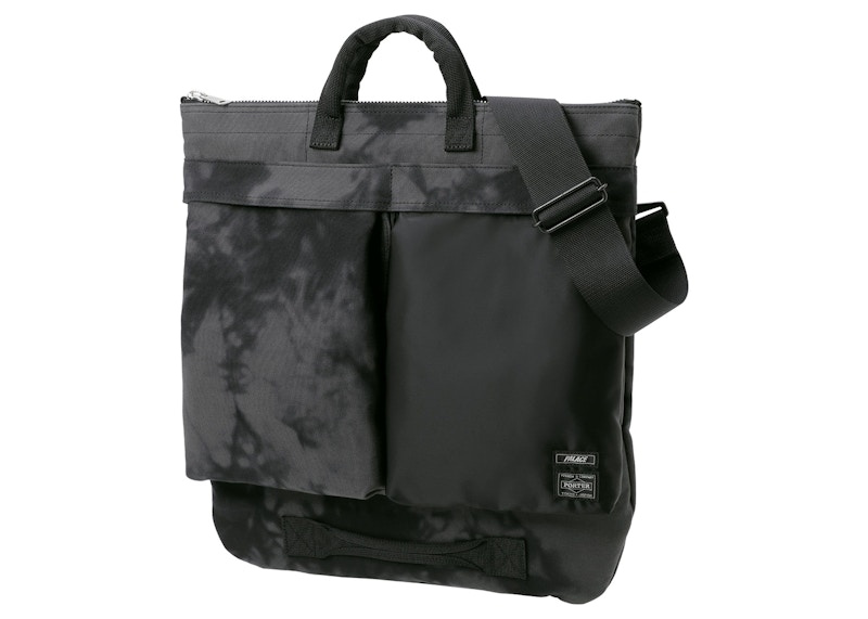 Palace x Porter 2 Way Helmet Bag Black Wave Dye