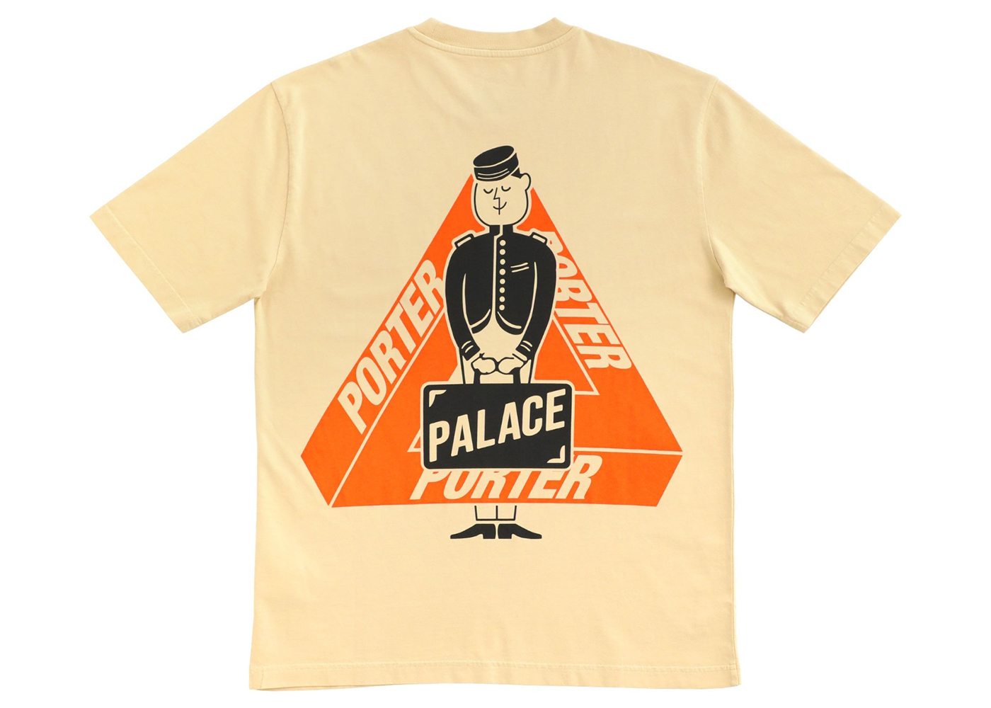 Palace x Porter Tri Ferg Bell Boy T-Shirt Beige