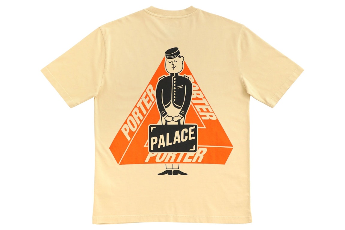 Pre-owned Palace X Porter Tri Ferg Bell Boy T-shirt Beige