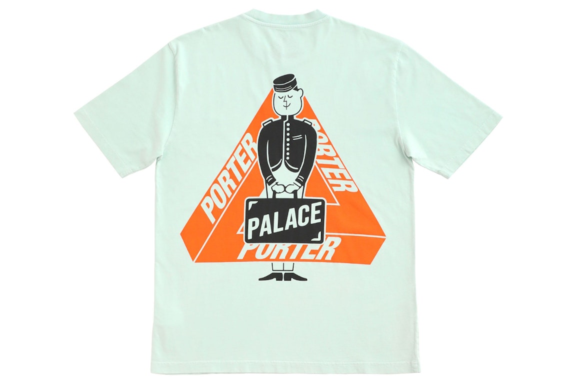 Pre-owned Palace X Porter Tri Ferg Bell Boy T-shirt Blue