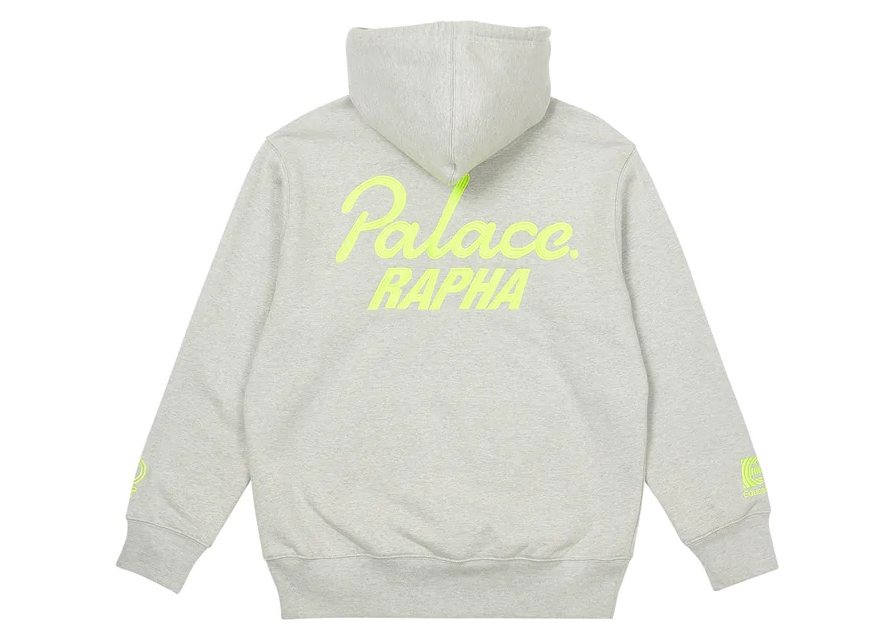 Palace x Rapha EF Education First Hoodie Grey Marl Men's - SS22 - US