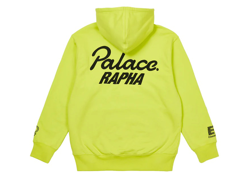 Palace x Rapha EF Education First Hoodie Neon Yellow