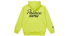 Sudadera con capucha Palace x Rapha EF Education First Amarillo Neón