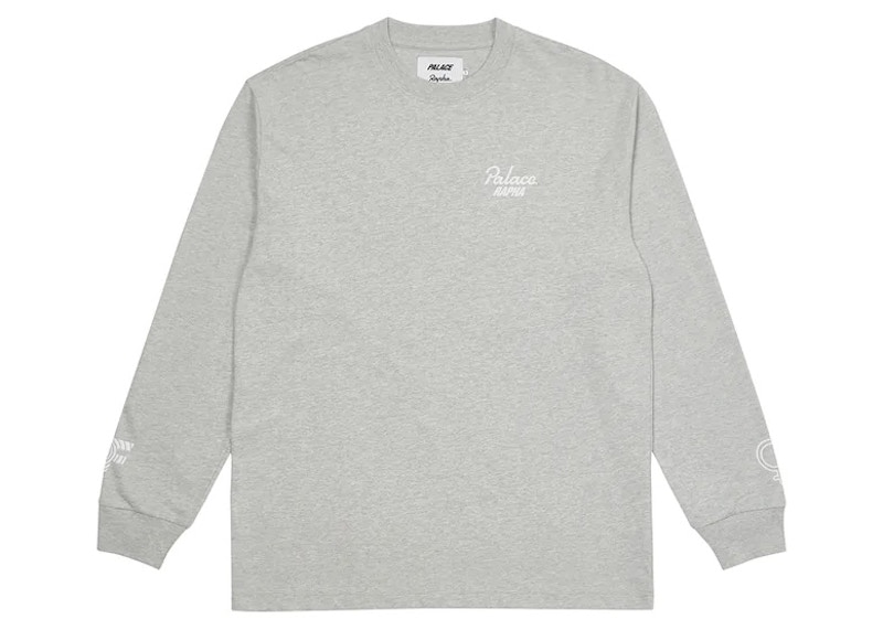 Palace x Rapha EF Education First L/S T-shirt Grey Marl Men's