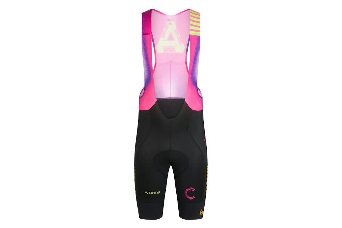 Pre-owned Palace X Rapha Ef Education First Pro Team Ii Bib Shorts Pink/black