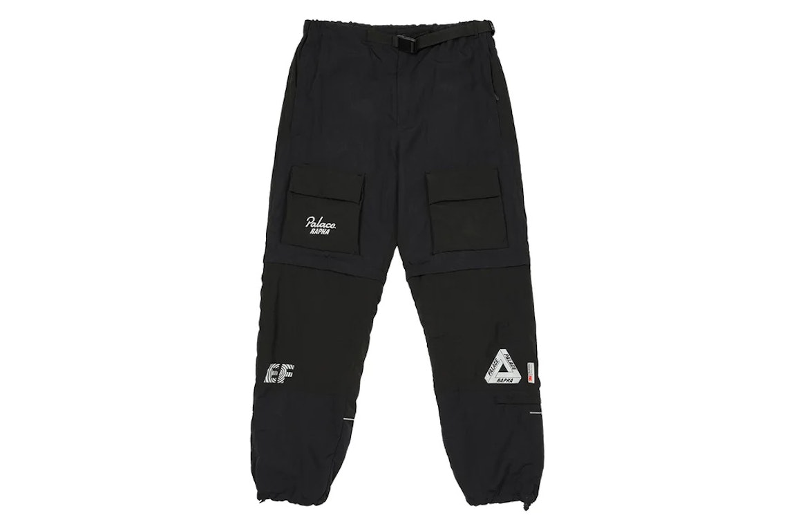Pre-owned Palace X Rapha Ef Education First Tech Zip-off Trousers Black