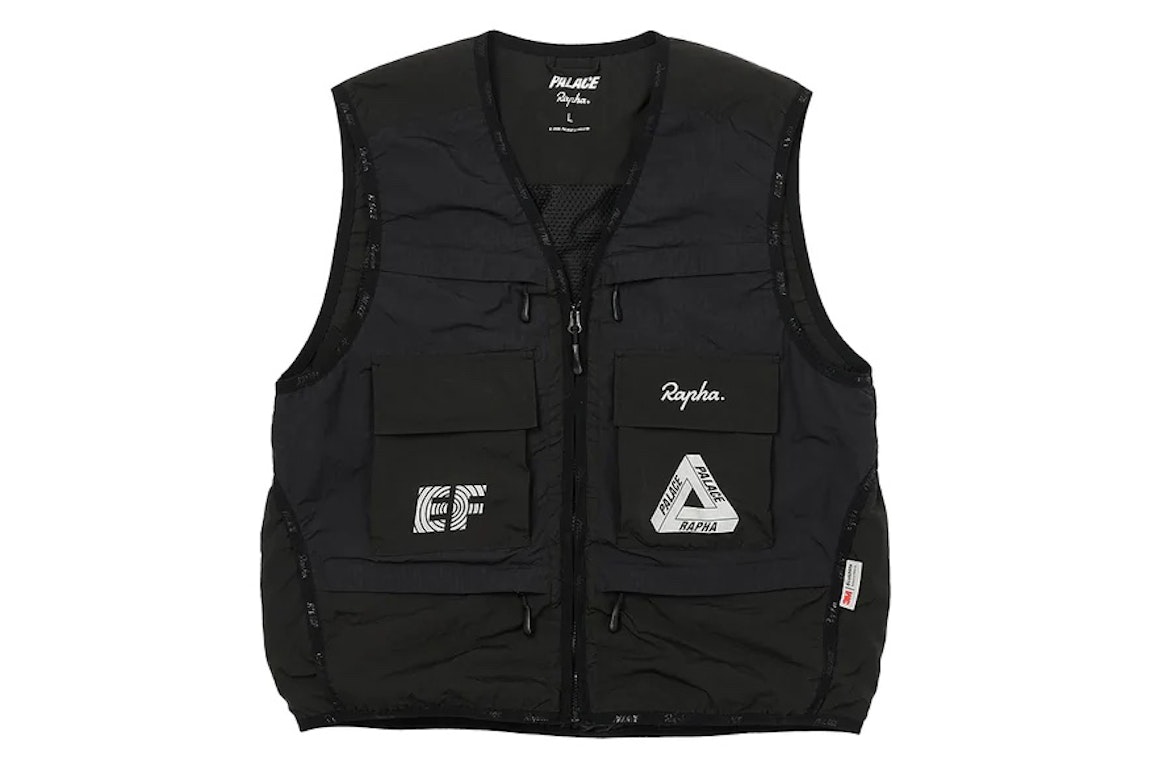 Pre-owned Palace X Rapha Ef Education First Utility Vest Black