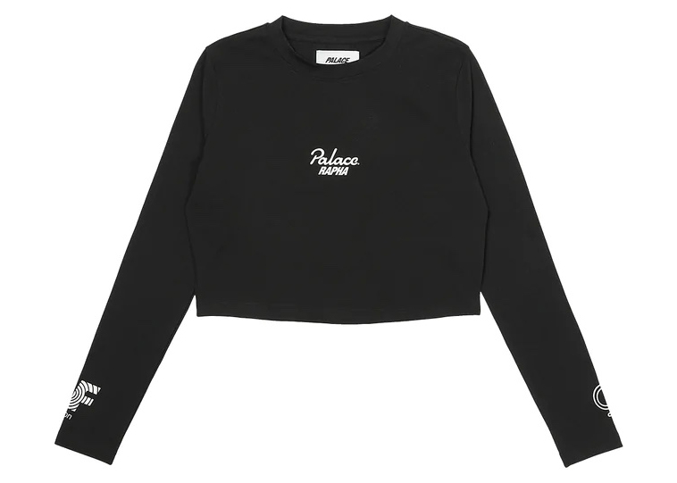Palace x Rapha EF Education First Women's Cropped T-shirt Black - SS22