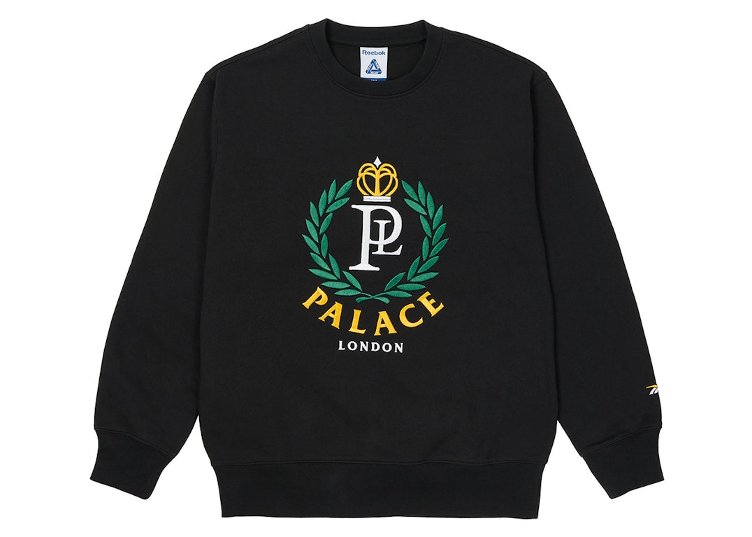 Pre-owned Palace X Reebok Npc Crew Sweatshirt Black