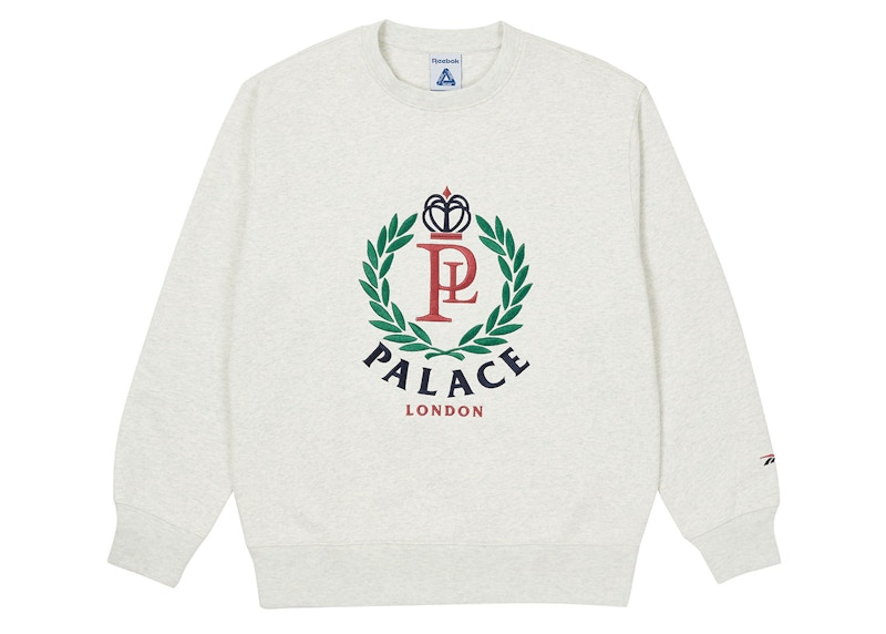 palace x reebok crewneck