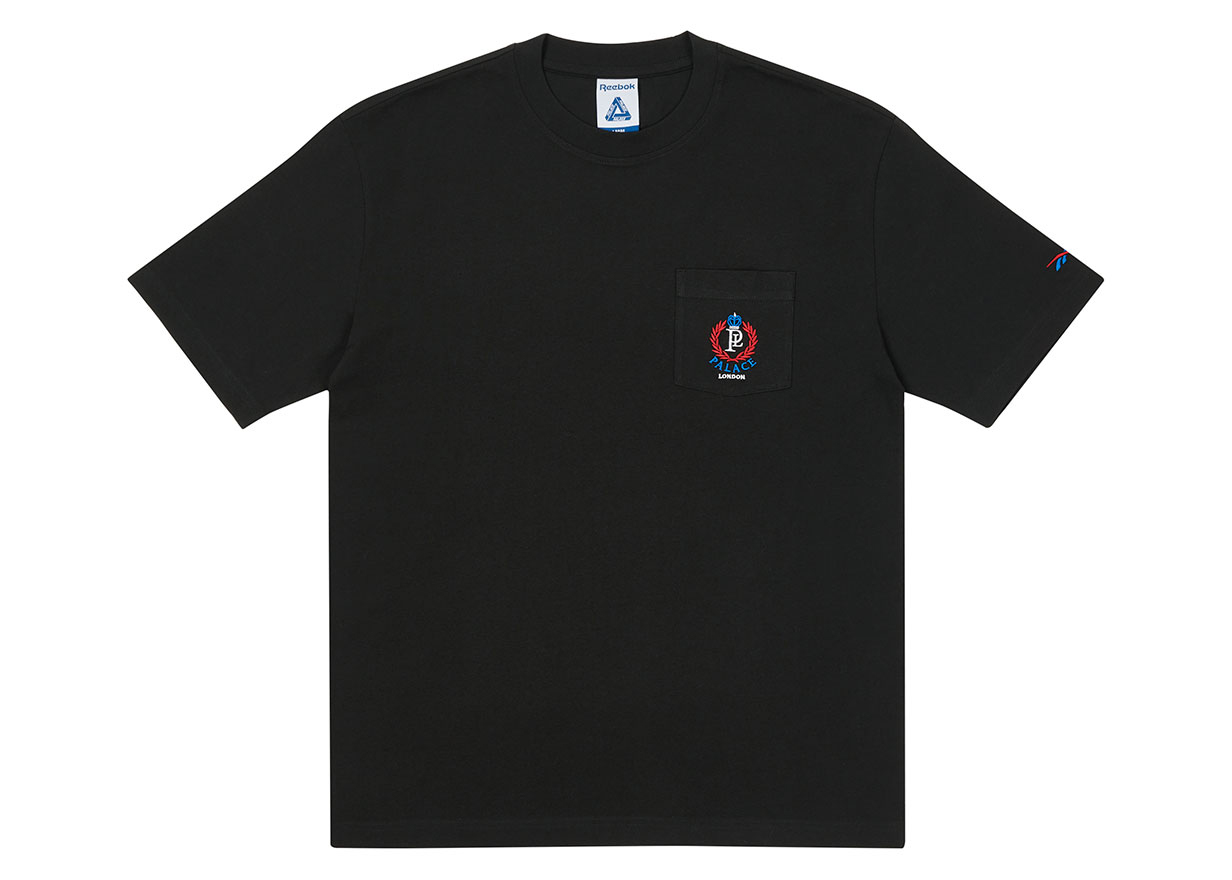 Palace x Reebok NPC Pocket T-shirt Black Men's - SS21 - US