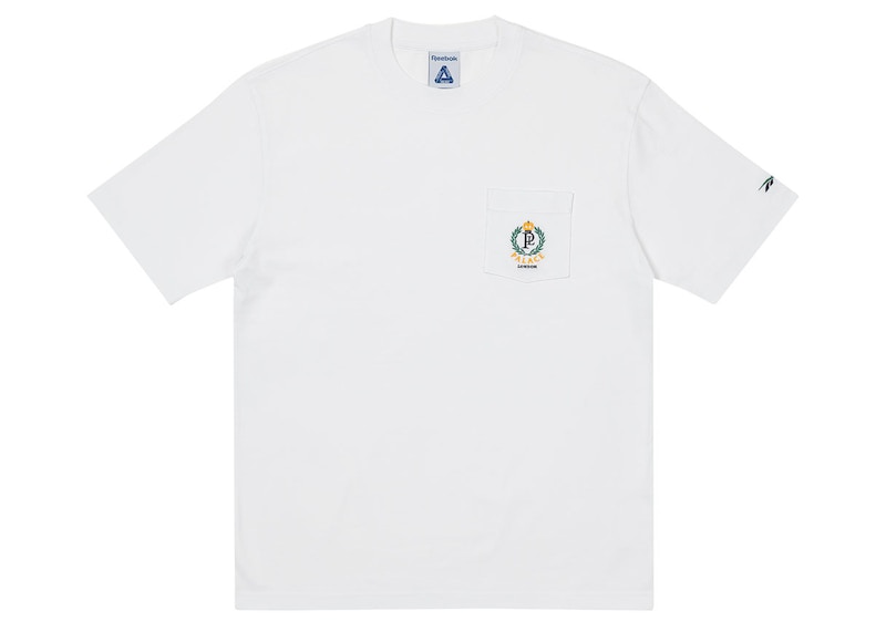 Palace x Reebok NPC Pocket T-shirt White - SS21 Men's - GB