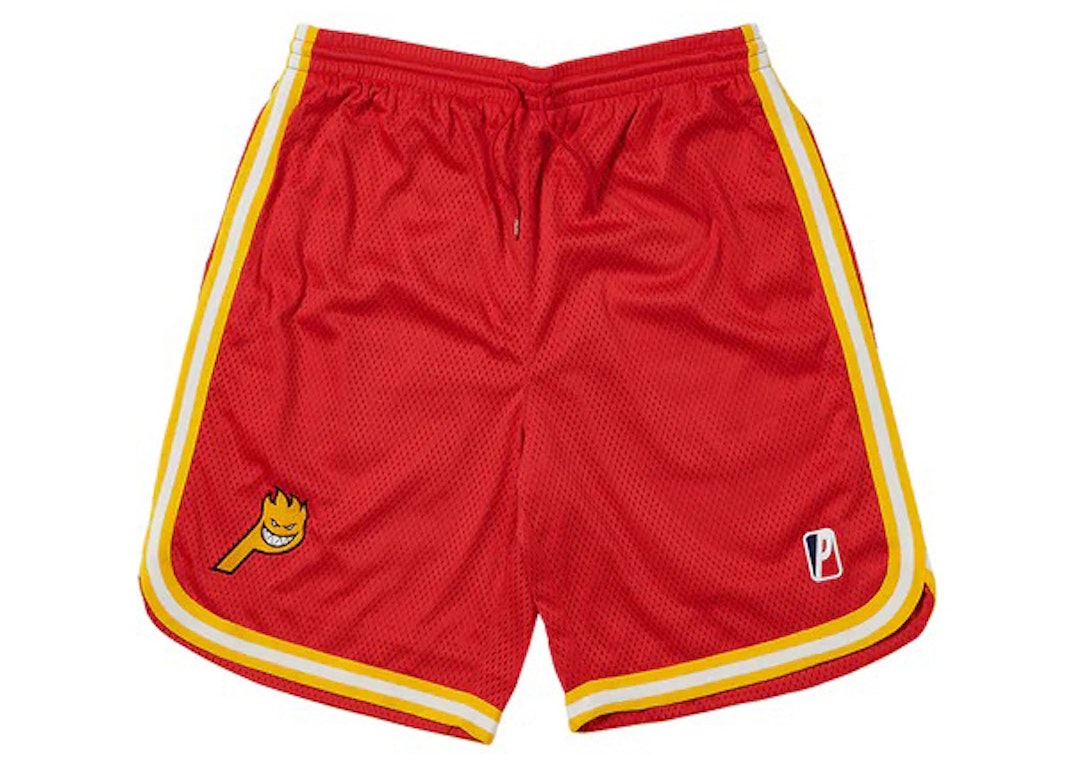 Pre-owned Palace X Spitfire Basketball Short Red
