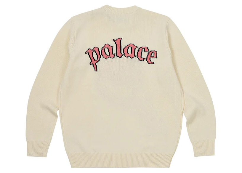Palace x Spitfire Knit Cream