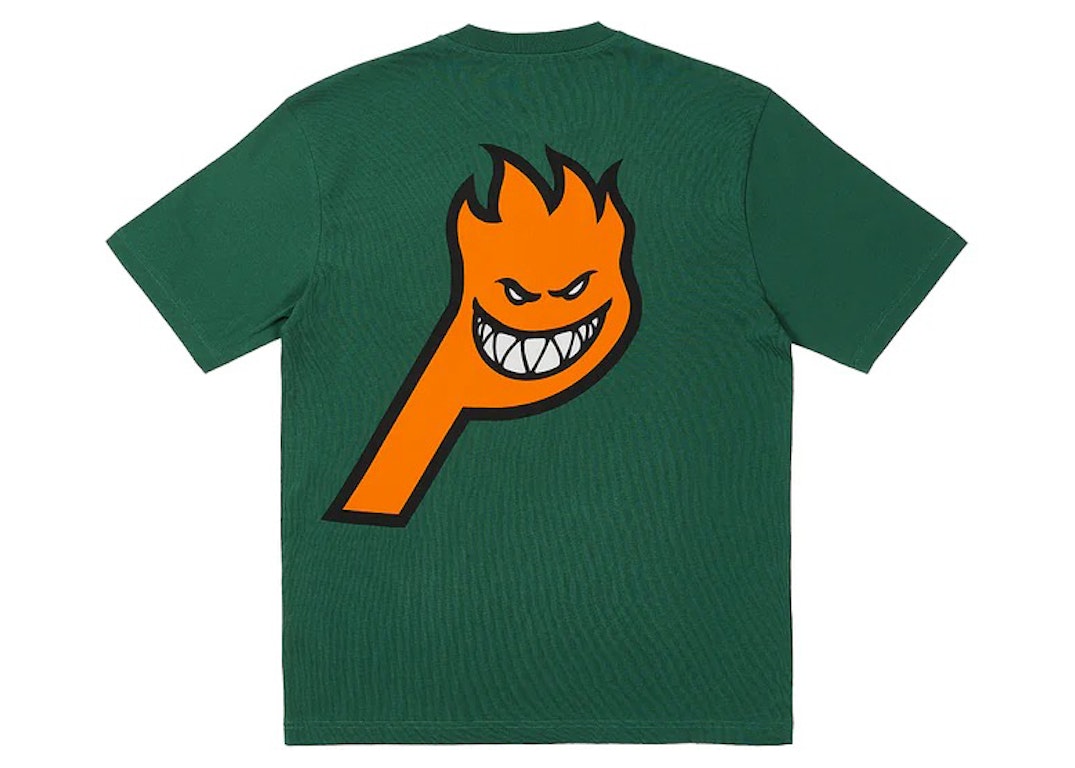 Pre-owned Palace X Spitfire P-head T-shirt Green