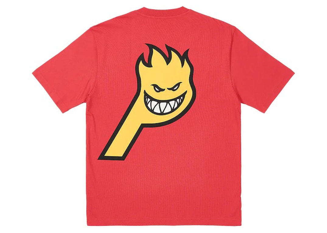Pre-owned Palace X Spitfire P-head T-shirt Red