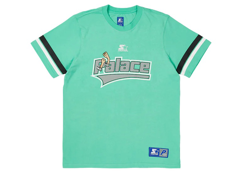 Palace x Starter T-shirt Mint Men's - FW22 - US