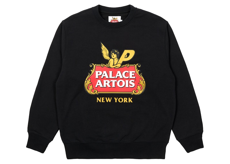 Palace x Stella Artois Cartouche Crew Black Men's - FW21 - US