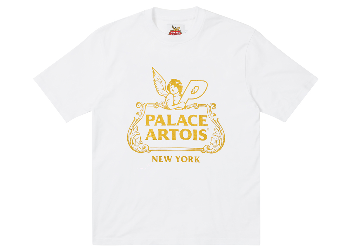 Palace x Stella Artois Chalice T-shirt White Men's - FW21 - US