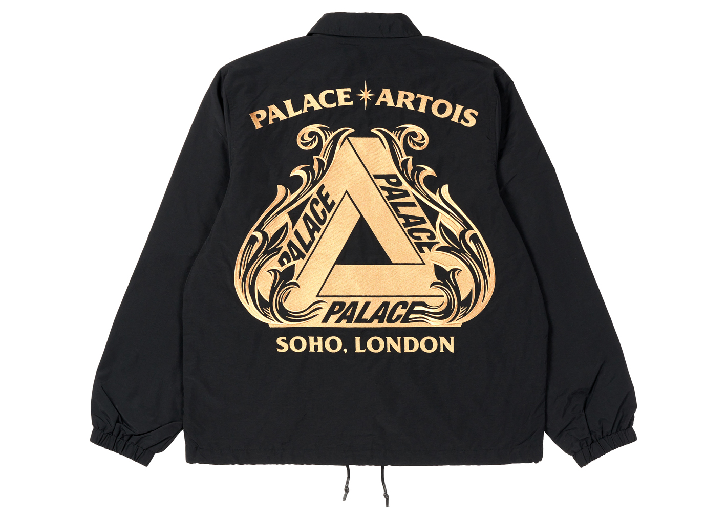 Palace x Stella Artois Coach Jacket Black Men's - FW21 - GB