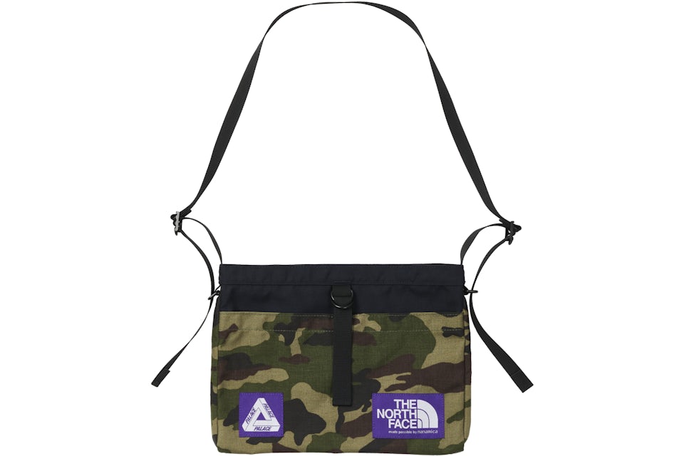 north face shoulder bag purple label