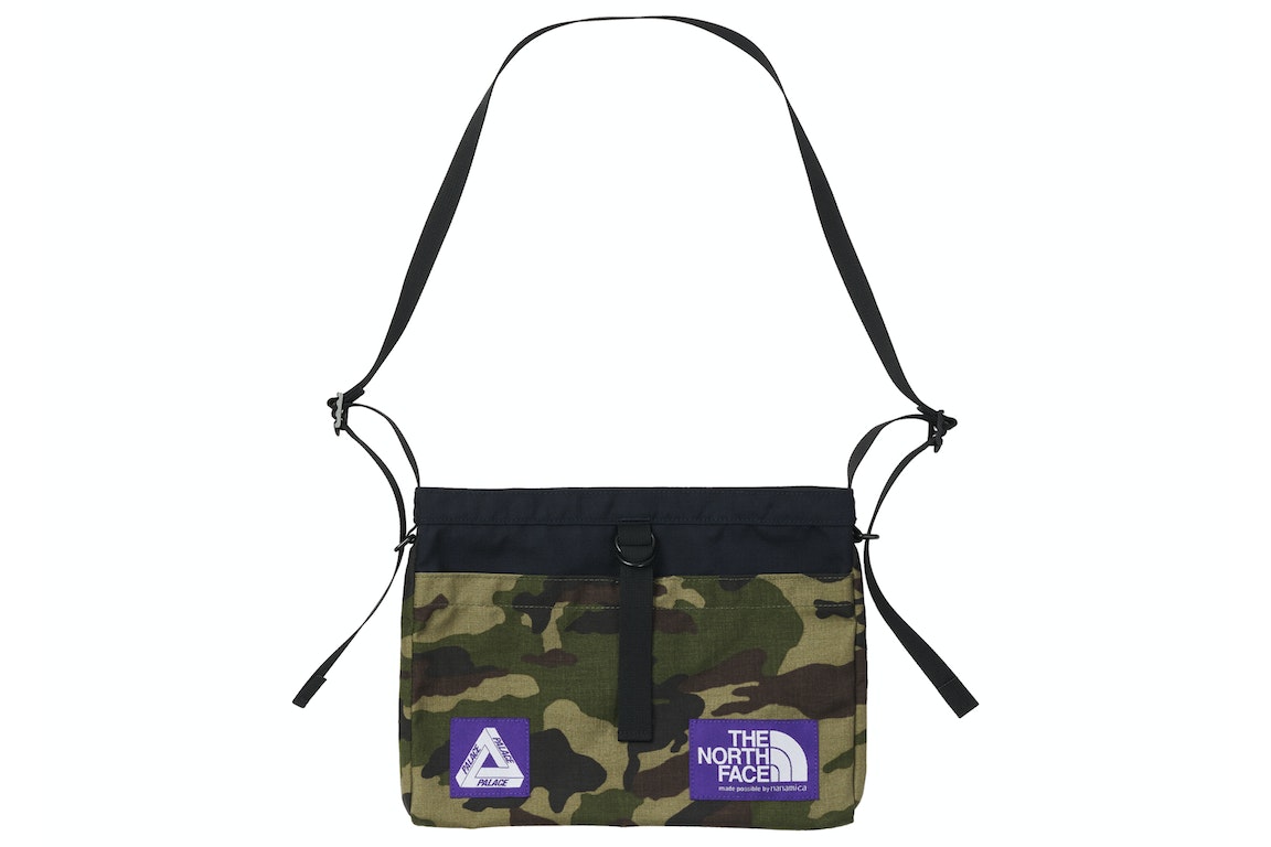 Pre-owned Palace X The North Face Purple Label Cordura Nylon Shoulder Bag Camouflage