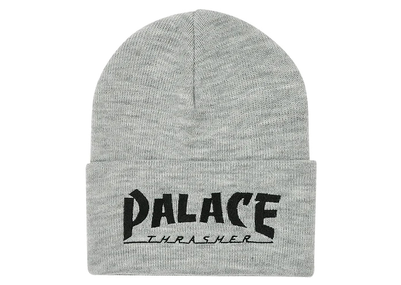 Palace x Thrasher Beanie Grey Marl