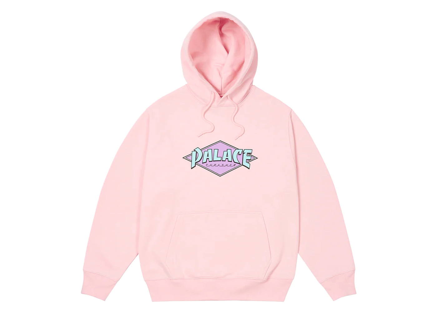 Palace x Thrasher Hood Pink