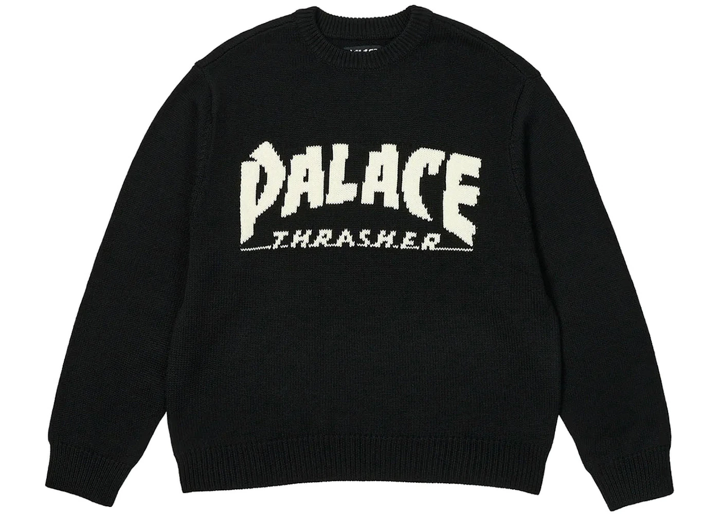 Palace x Thrasher Knit Black Men's SS24 US