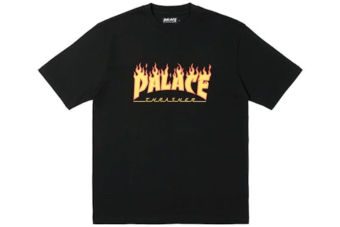 Palace x Thrasher T-shirt Black Men's SS24 US