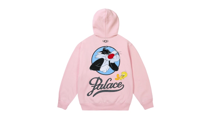 Palace x UGG Looney Tunes Hoodie Pink Men's - FW25 - US