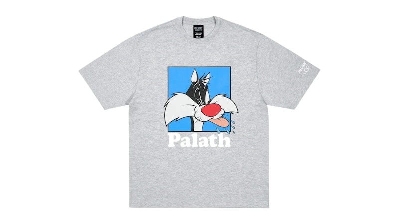 Palace x UGG Looney Tunes T-Shirt Grey Marl Men's - FW25 - US