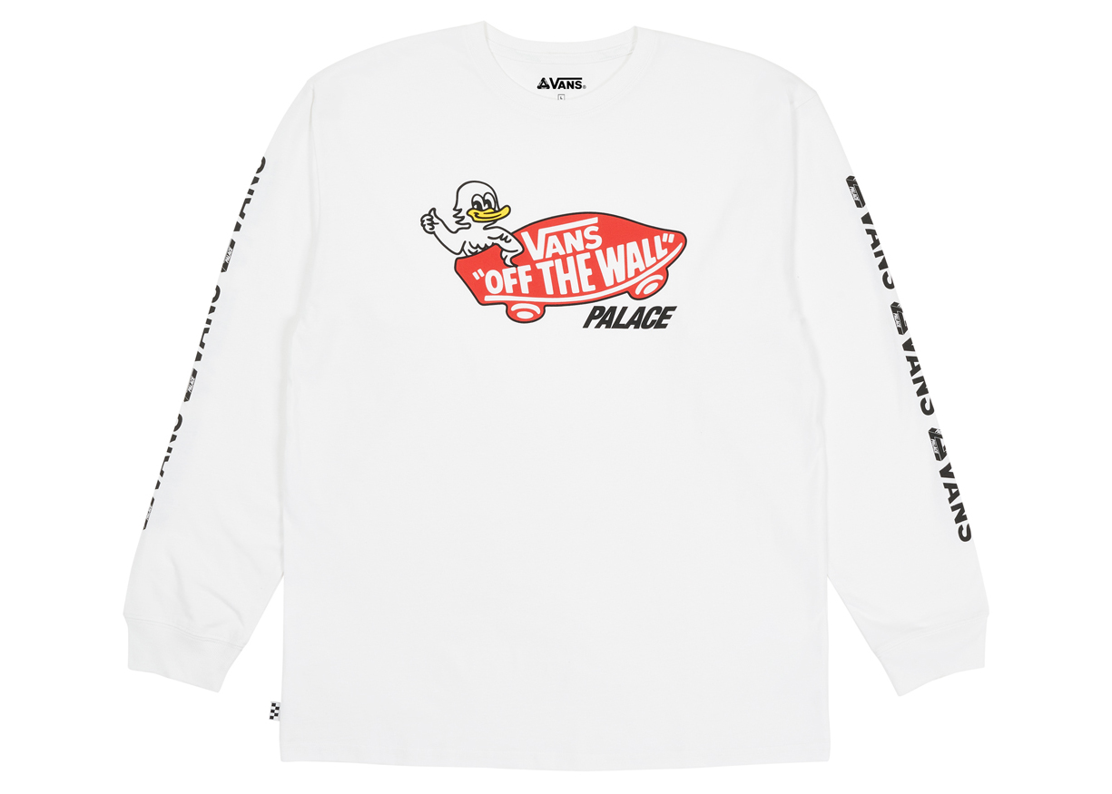 Palace x Vans Duck Out Longsleeve White