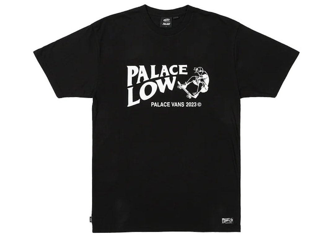Pre-owned Palace X Vans Low T-shirt Black