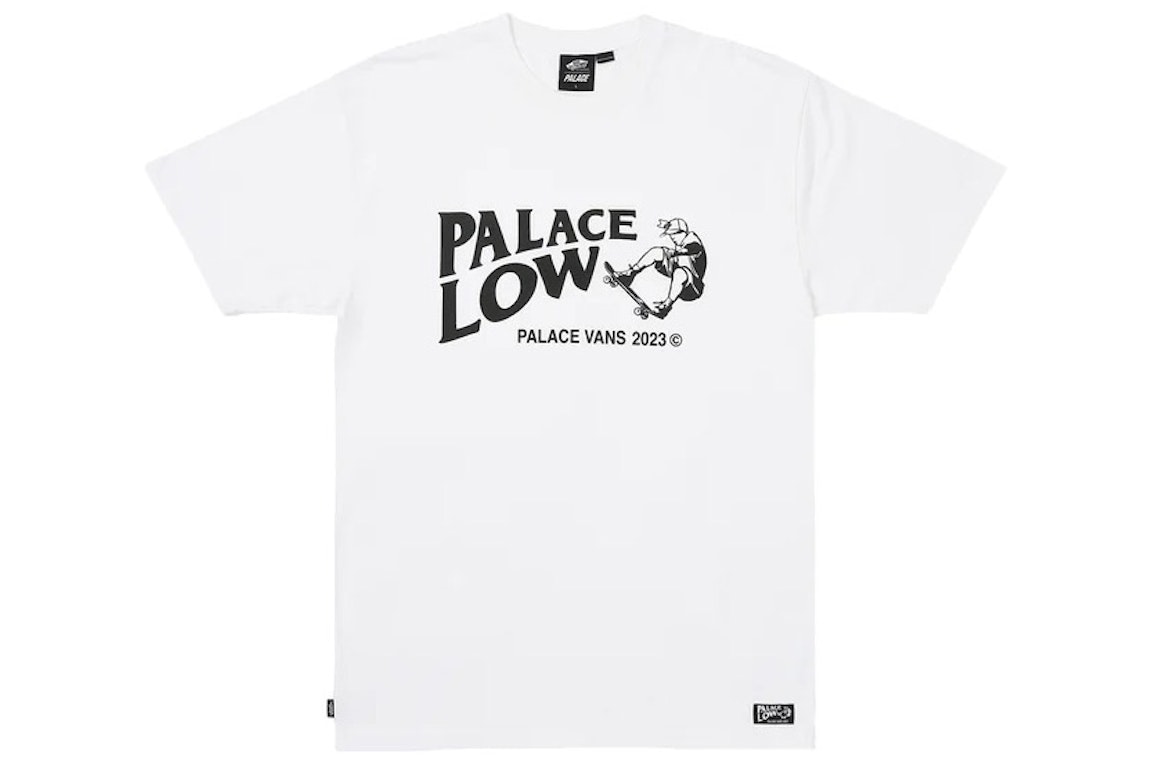 Pre-owned Palace X Vans Low T-shirt White