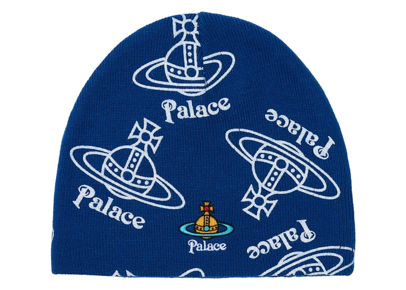 Palace x Vivienne Westwood Jersey Beanie Indigo - FW24 - US