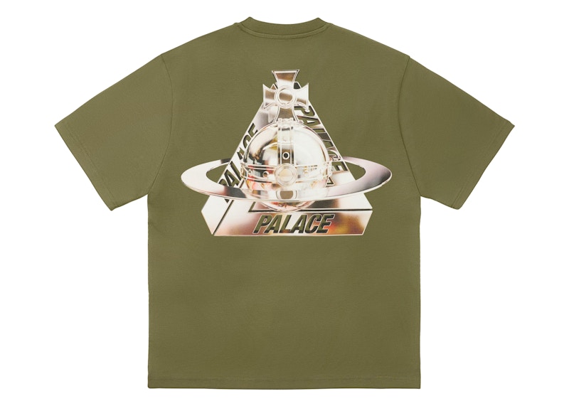 Palace x Vivienne Westwood T-Shirt Olive Men's - FW24 - US