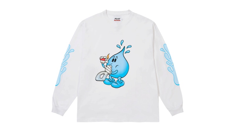 Palace x World Industries L/S T-shirt White Men's - SS26 - US