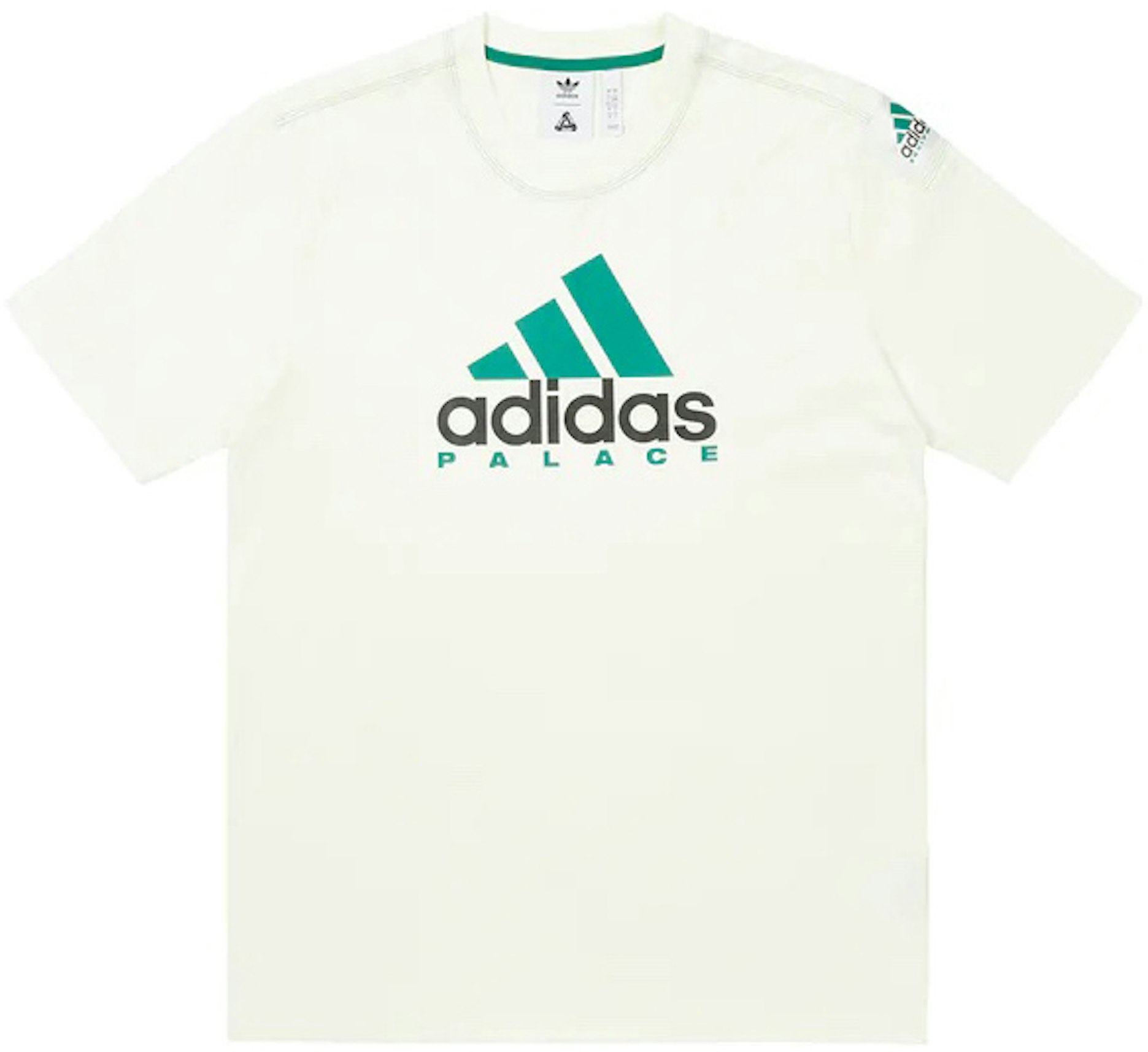 Palace x adidas T-shirt Off White FW22 Men's - US