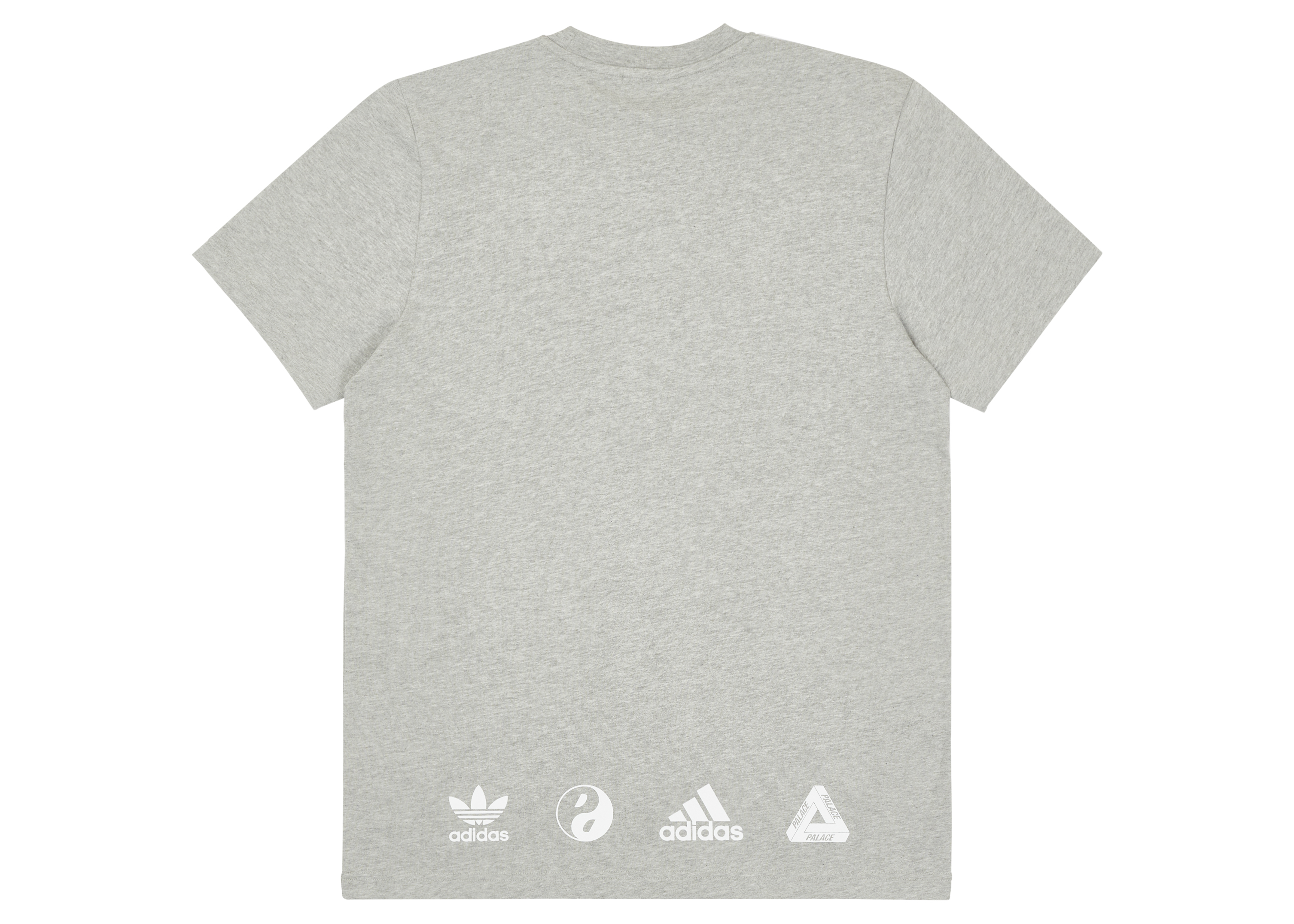 Palace x adidas Palaste T-shirt Medium Grey Heather Men's - FW21 - GB