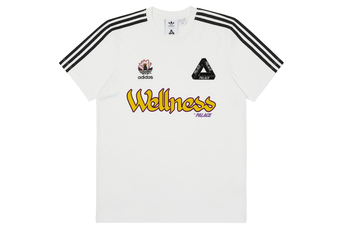 Pre-owned Palace X Adidas Palaste T-shirt White