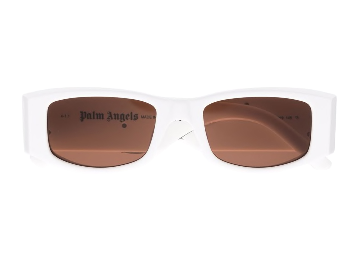 Palm Angels Palm Rectangle Frame Sunglasses White Grey (PERI002Y21PLA0010107)