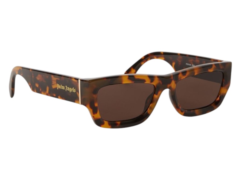 Pre-owned Palm Angels Auberry Sunglasses In Havana Brown (peri048s24pla0016064)