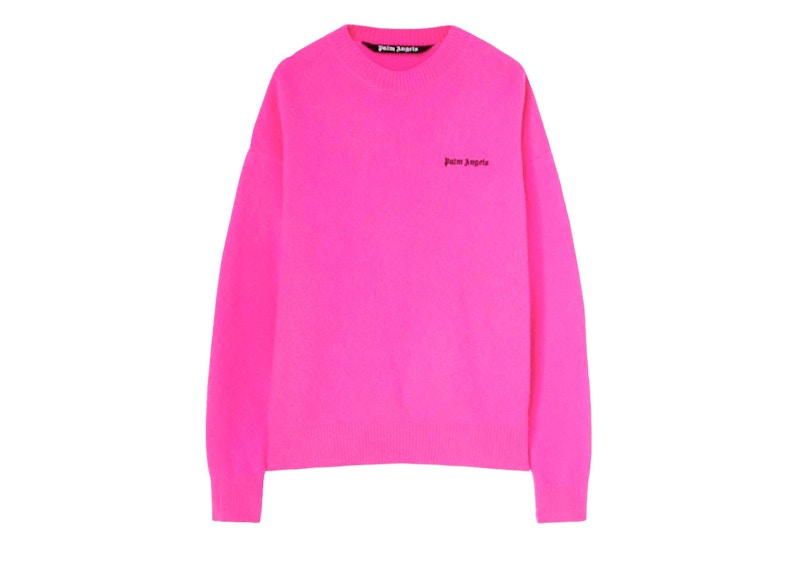 Palm Angels Basic Logo Sweatshirt Fuchsia/Black