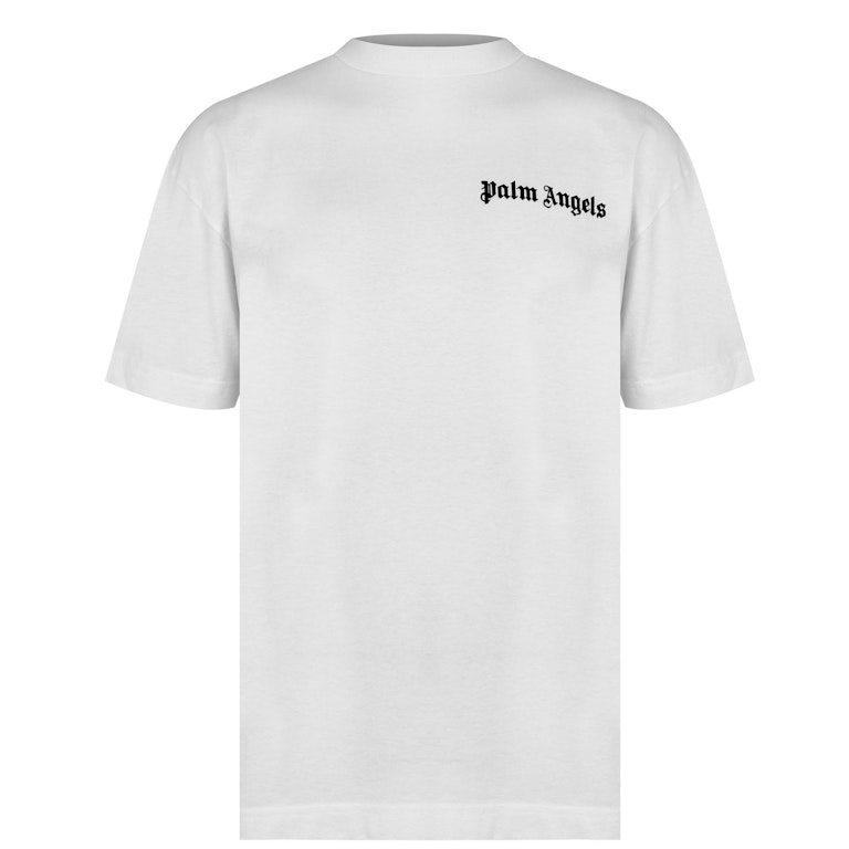 Pre-owned Palm Angels Basic Logo T-shirt White